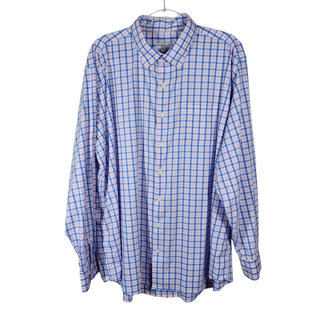 PETER MILLAR BUTTON DOWN DRESS SHIRT